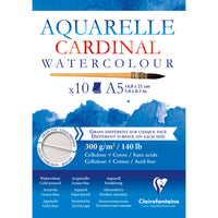 Clairefontaine Cardinal akvarelni blok CP R 300 g 10L ljepljen