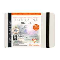 Clairefontaine Fontaine akvarelna knjiga HP 300 g 24L tvrdi povez