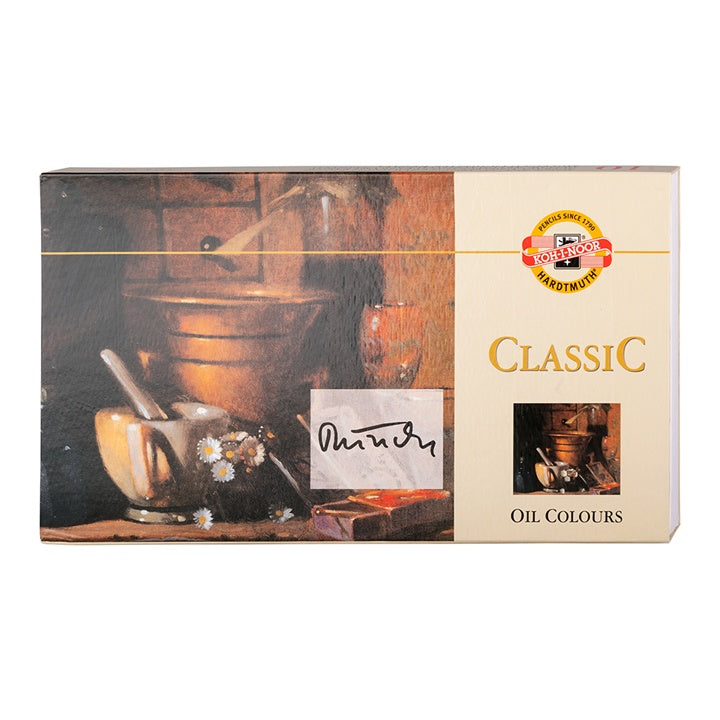 Classic set uljanih boja sa deset tuba od 16 ml, idealan za umjetničko slikanje.
