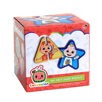 Cocomelon moje prve puzzle oblici sa šarenim likovima za učenje oblika kroz igru.