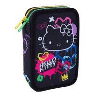 Colorino dvospratna puna pernica Jumper 2 Hello Kitty – Hello Kitty neon crna