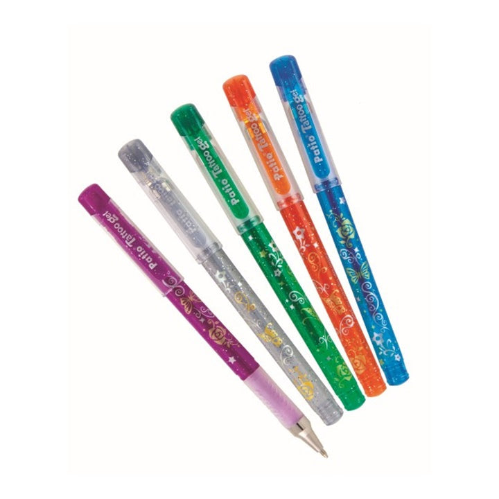 Krupni kadar Colorino gel olovaka za tetoviranje, idealnih za kreativno crtanje po tijelu.