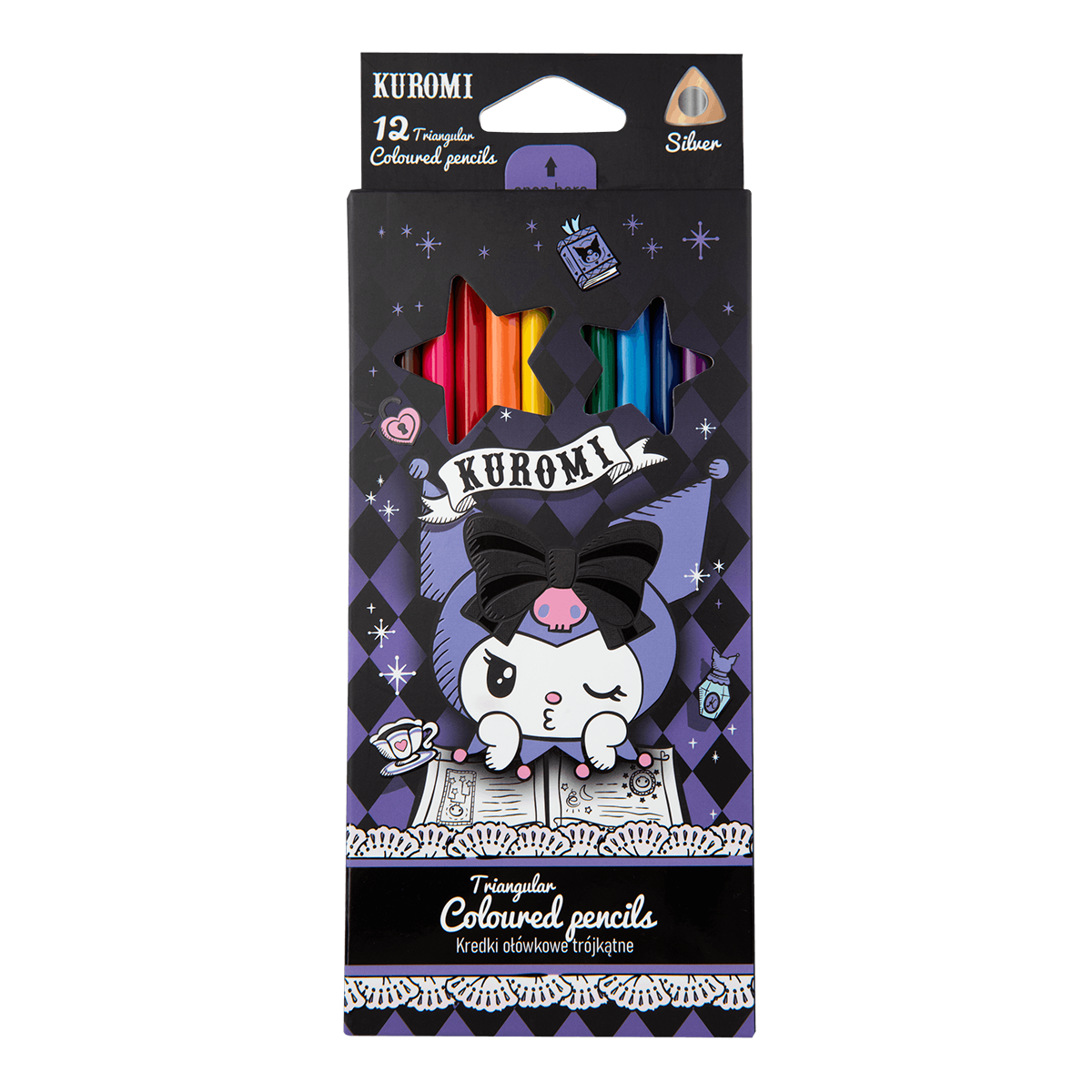 Colorino trouglaste bojice Kuromi, 12 boja