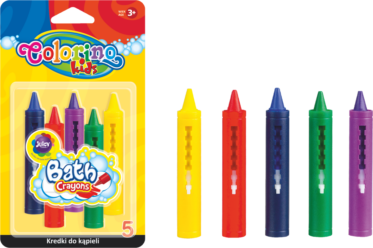Colorino voštane bojice za kadu – 5 boja