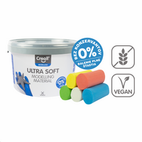 Creall masa za modeliranje Ultra soft, 5 g, posudica, miks boja – × 220