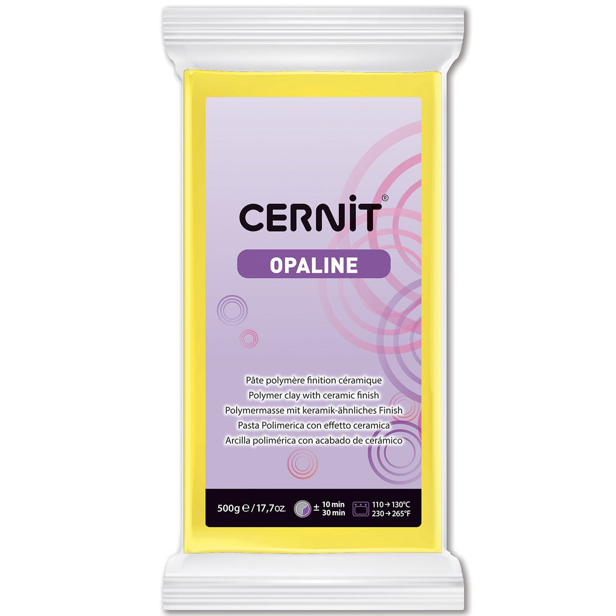 Polimerna masa CERNIT Opaline 500 g – Primary Yellow