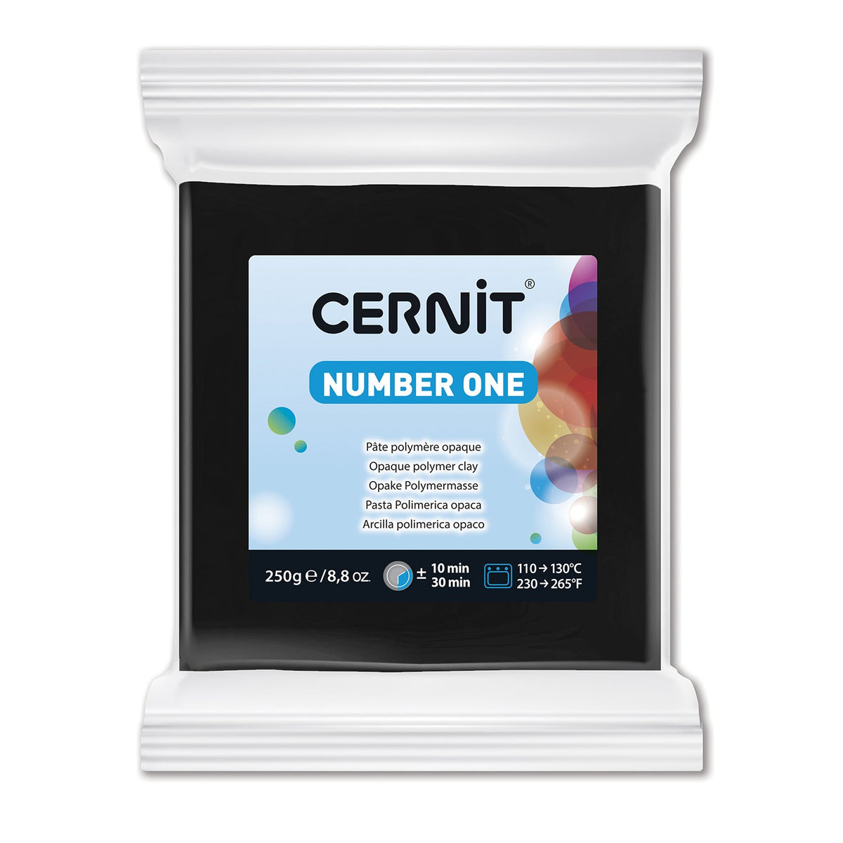 Masa za modeliranje Cernit NUMBER ONE 250g - izaberite boju – Black