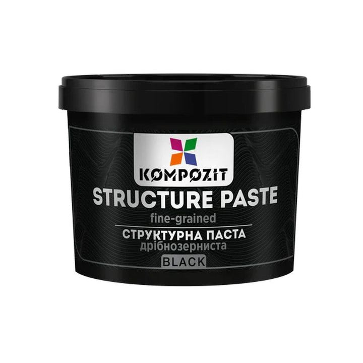 Crna sitnozrna strukturirna pasta Kompozit u ambalaži