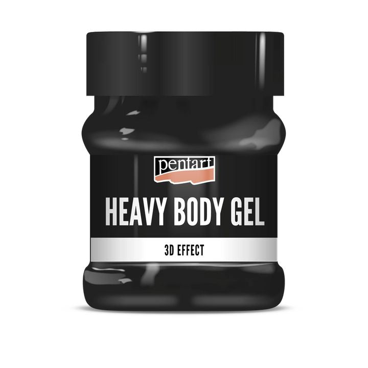 Različita pakovanja crnog sjajnog heavy body gela Pentart