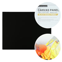 Crno grundirano platno na kartonu Phoenix 3 mm, 40 x 50 cm, 5 kom.