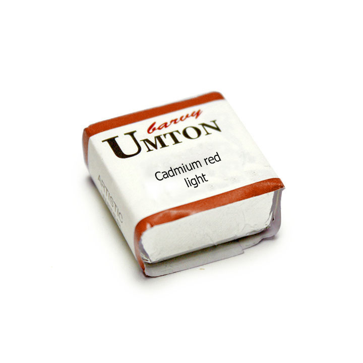 Akvarel boja UMTON 2.6 ml - izaberite nijansu – Cadmium crvena svijetla