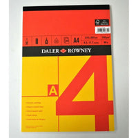 Blok za skiciranje DALER ROWNEY Red & Yellow A4, 150 g, 25 listova, lijepljeni