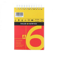 DALER ROWNEY D&R Red & Yellow blok za skiciranje A6 150 g 25L lijepljeni