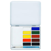 DALER ROWNEY Simply akvarel set 10 pola posudica s kistom