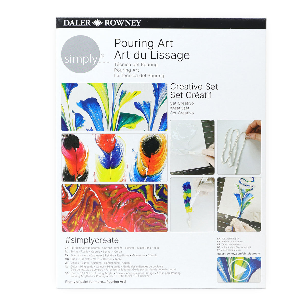 DALER ROWNEY D&R Simply kompletni set za pouring