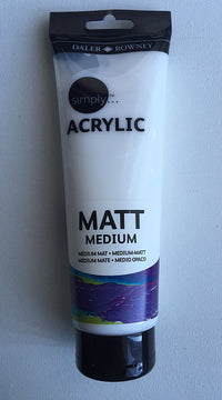 DALER ROWNEY Simply mat medij za akril 250 ml