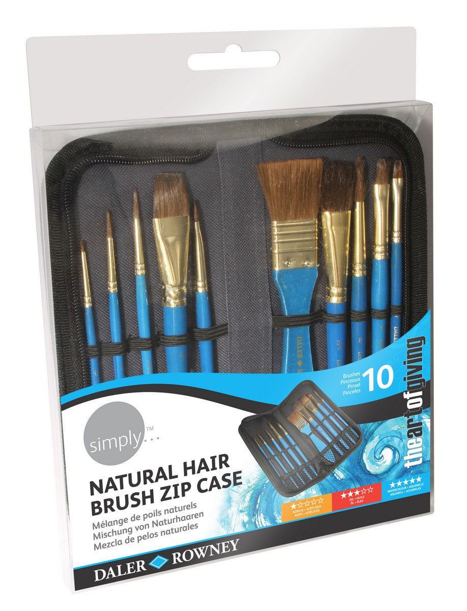 DALER ROWNEY Simply set kistova za akvarel u pernici – 10 kom