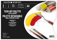 DALER ROWNEY blok paleta za uljane boje 35,5 x 25,4 cm, 50 listova