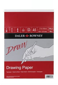 Daler-Rowney Medium Grain blok za crtanje 160 g/m² 50 listova A5 lijepljeni