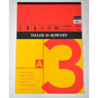 DALER ROWNEY Red & Yellow blok za skiciranje A3 150 g 25L lijepljeni