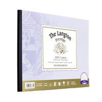 DALER ROWNEY The Langton Prestige akvarelni blok CP Natural White 300 g 12L 25,4 x 35,6 cm