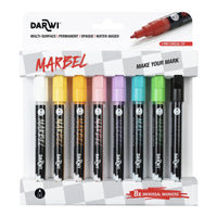 DARWI Marbel set akrilnih markera 2 mm Light