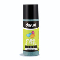 Boja za staklo koja se guli DARWI Paint & Peel 3u1 80 ml – zelena sa šljokicama