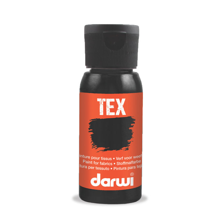 Bočica DARWI TEX boje za tekstil spremna za upotrebu