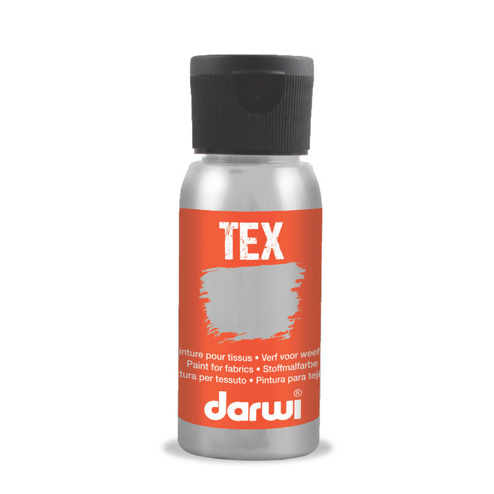 Detaljan prikaz etikete DARWI TEX boje za tekstil 50 ml