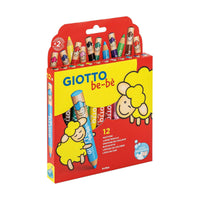 Debele okrugle drvene bojice GIOTTO Be-Be – 12 boja