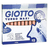 Debeli perivi flomasteri GIOTTO Turbo Maxi 5 mm – boja kože ružičasta