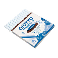 Debeli perivi flomasteri GIOTTO Turbo Maxi 5 mm – smeđa