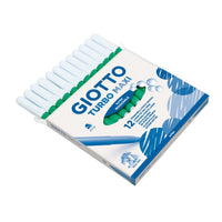 Debeli perivi flomasteri GIOTTO Turbo Maxi 5 mm – travnato zelena