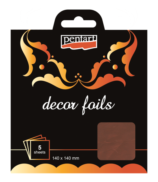 Decor foils metallic 14 x