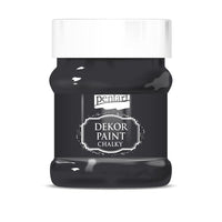 Dekorativna boja kreda Chalki Pentart 230 ml - razne nijanse – čierna