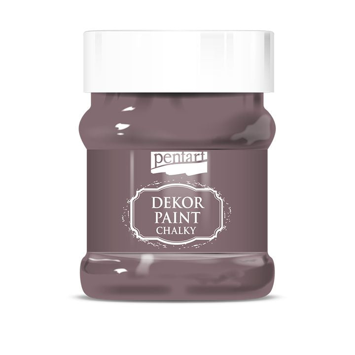 Dekorativna boja kreda Chalki Pentart 230 ml - razne nijanse – country ljubičasta