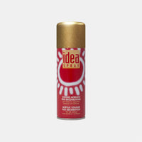 Dekorativna akrilna boja u spreju i lak MAIMERI Idea Spray 200 ml – Zlatna sa šljokicama