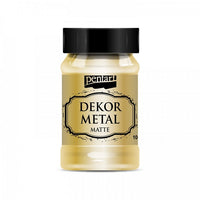 Dekorativna boja Pentart 100 ml mat metalik — slika 8