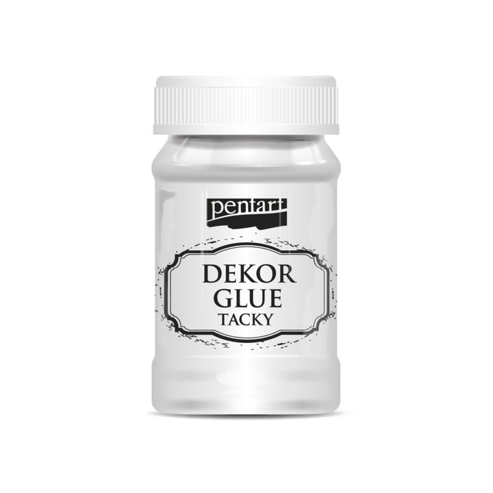 Bočica Pentart dekorativnog ljepljivog ljepila od 100 ml za kreativne umjetničke projekte.