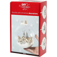 DIY božićna kugla s dekoracijom za kreativno ukrašavanje doma