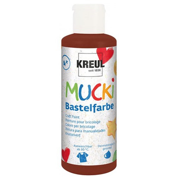 Dječija hobi boja MUCKI 80 ml - izaberite boju – Brown