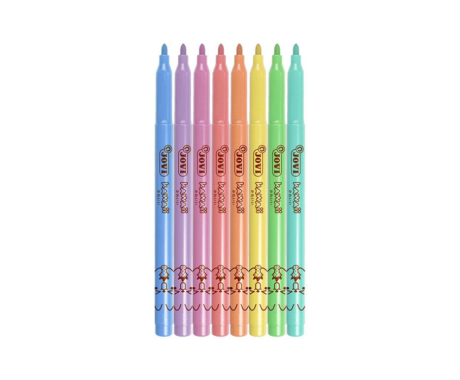 Dječiji flomasteri JOVI Kawaii / set od 8 kom - 3 mm