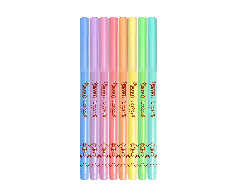 Dječiji flomasteri JOVI Kawaii / set od 8 kom - 3 mm