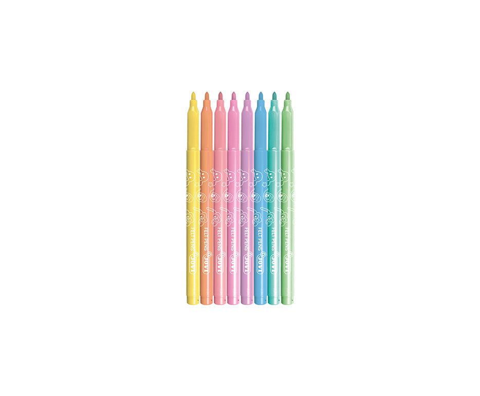 Dječiji flomasteri JOVI perivi pastelni 3 mm / set od 8 kom
