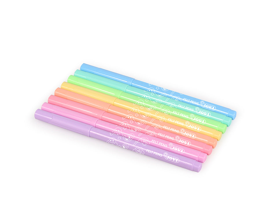 Dječiji flomasteri JOVI perivi pastelni 3 mm / set od 8 kom