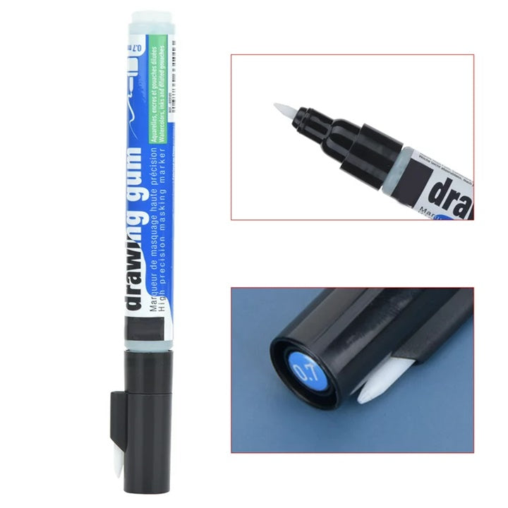 Detaljan prikaz vrha Pebeo Drawing gum markera od 0.7 mm za fine linije.