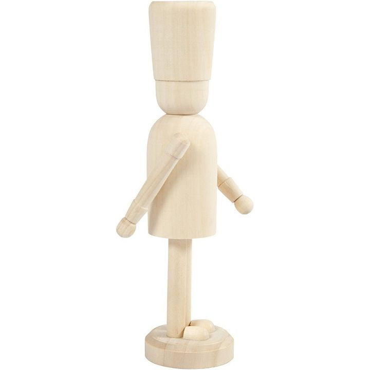 Drvena figura za dekoraciju - Orašar 18 cm — slika 2