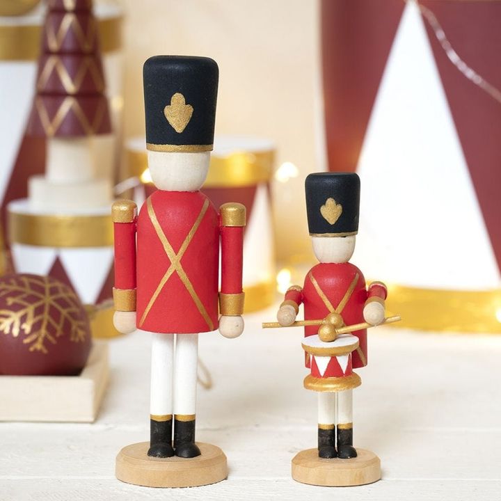 Drvena figura za dekoraciju - Orašar 18 cm — slika 3