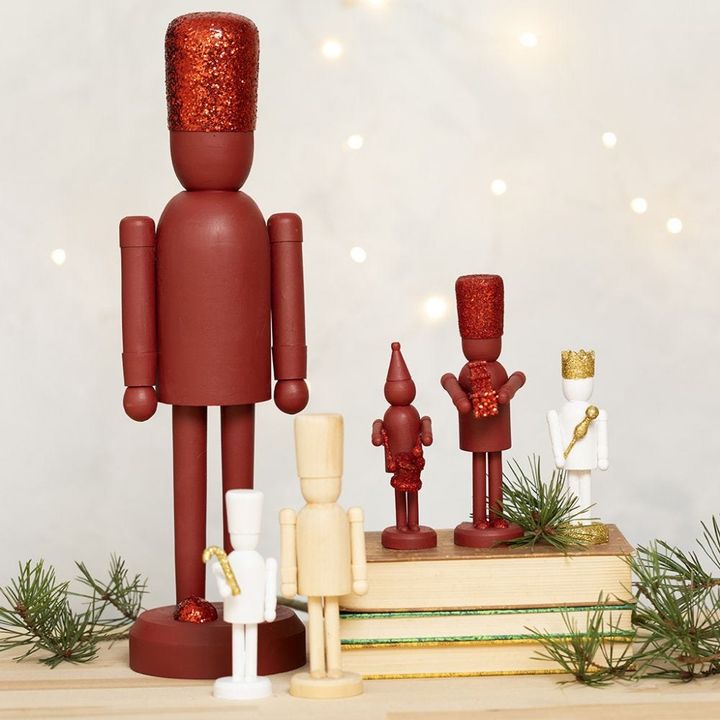 Drvena figura za dekoraciju - Orašar 18 cm — slika 5