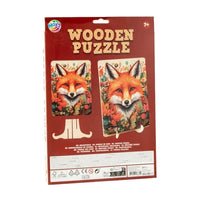Pakovanje MOXY drvenih puzzle Fox sa 130 dijelova za slaganje
